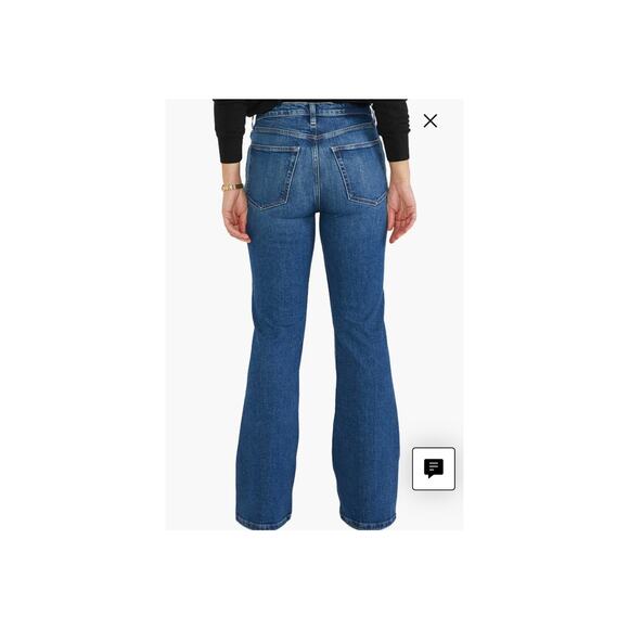 ÉTICA Anya Modern Flare Leg Jeans Wetlands SZ27 - Picture 2 of 9